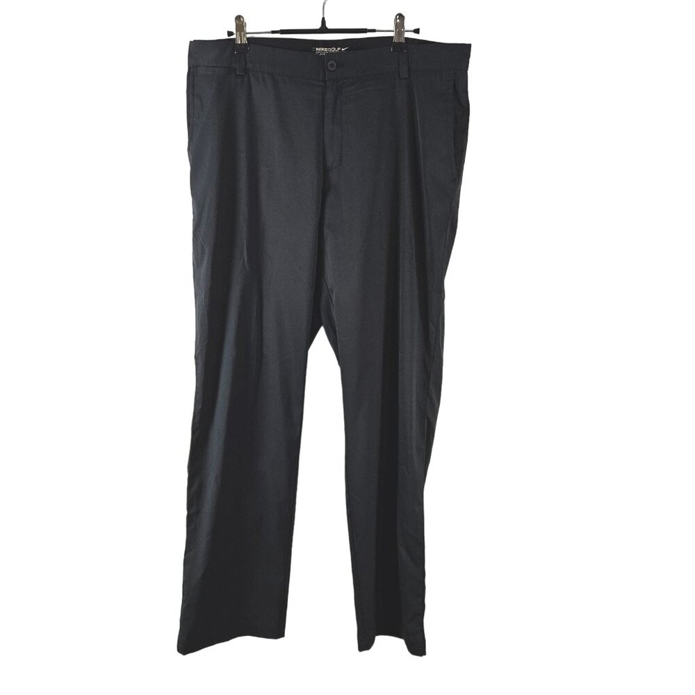 Nike Golf Dri Fit Mens Pants Size 34x32 Black Stretch Lightweight 906780-010
